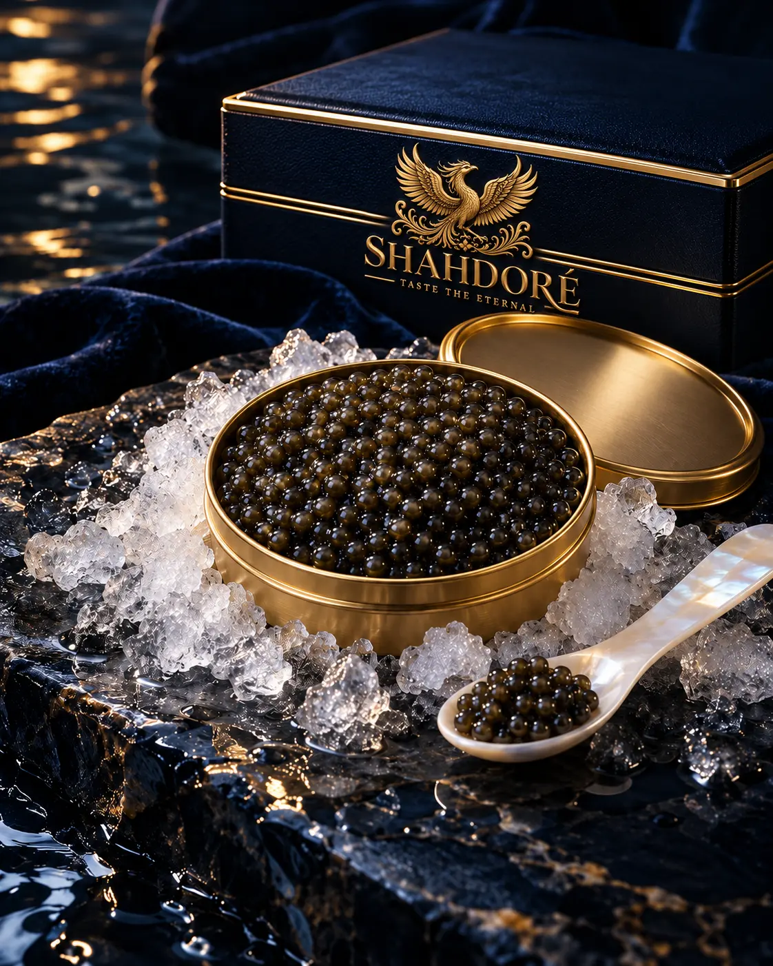 Shahdoré caviar and luxury presentation